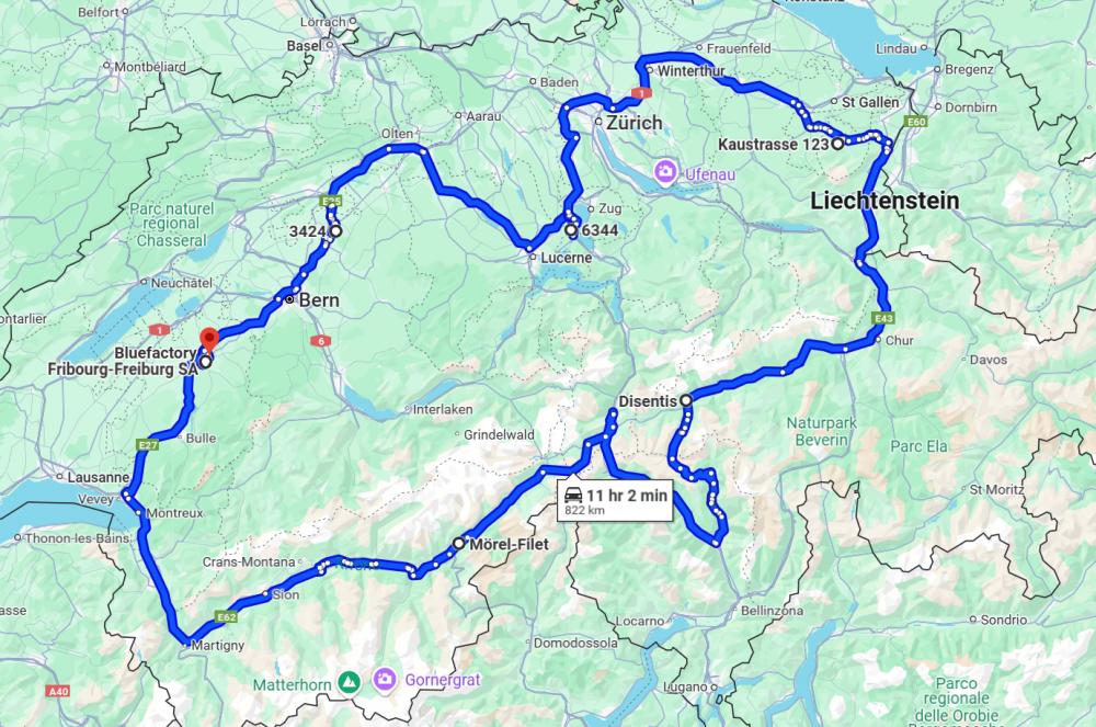itinerary